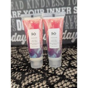3/30 R+Co High Dive Moisture + Shine Creme Hair Styling Products Mini Travel